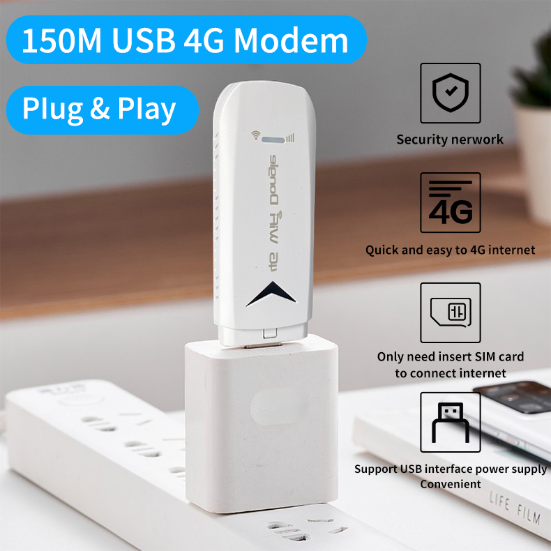 High Speed 150Mbps Wireless Network Card English Version USB Dongle Car Wifi Hotspot 4G LTE Wifi Modem